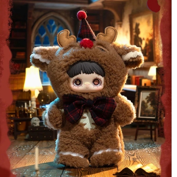 Sure Fun Accessories - Maymei Winter Weirdness Series Plush NIB - Gingerbread Deer